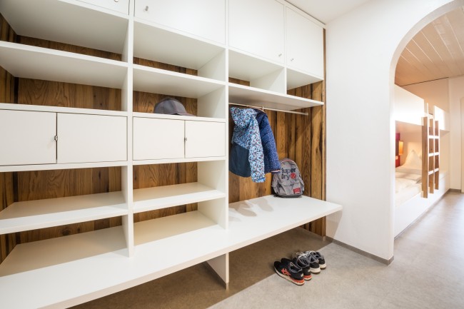 Viel Stauraum für alle!